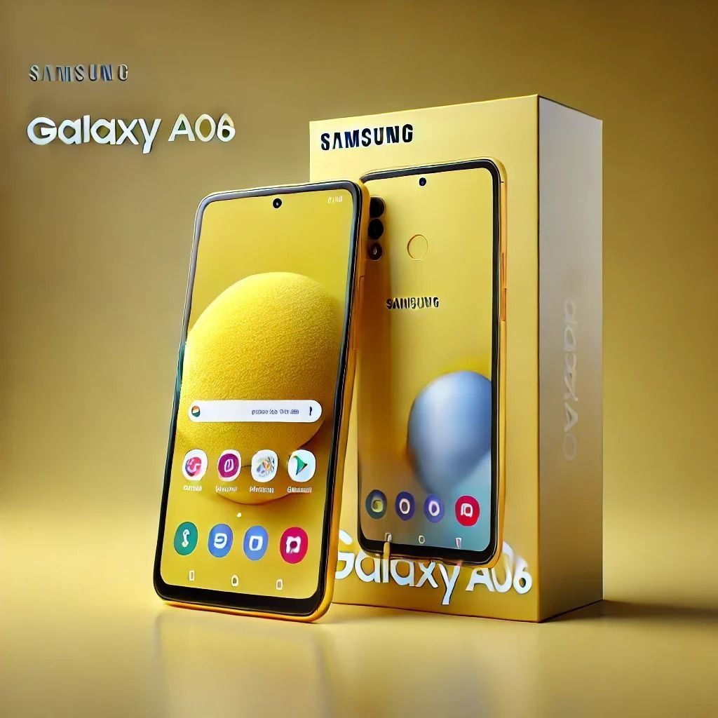 New Arrival Samsung Galaxy A06 128GB+4GB 50MP Camera 6.7" 90Hz MTK Helio G85 (12nm) 5000mAh 25W Type-C Charge Android 14 Side Fingerprint Unlock Smart Phones
