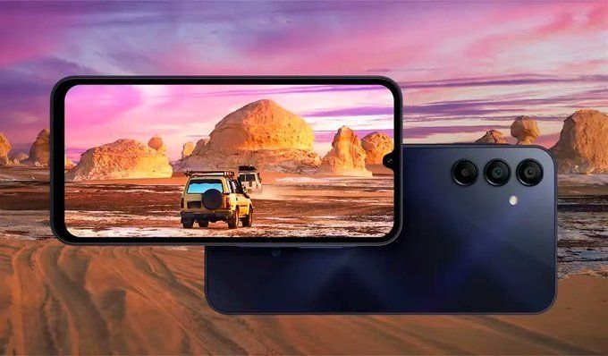 Samsung Galaxy A15 128GB+4GB RAM  50MP Triple Camera Mediatek Helio G99 6.5"  Display 90Hz refresh rate Android 14 5000mAh battery 25W Type-C Charge Smart Phones