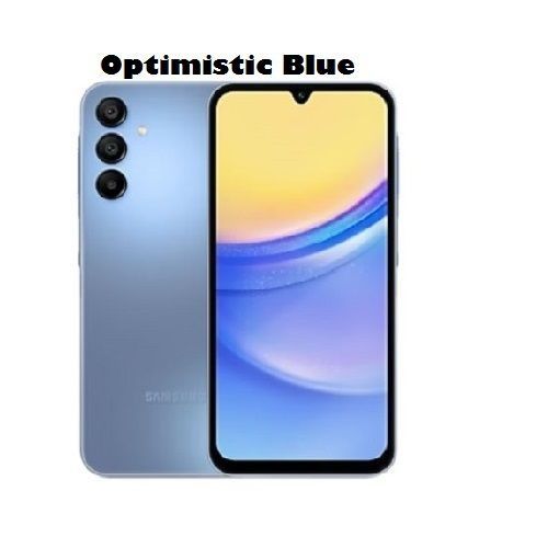 Samsung Galaxy A15 128GB+4GB RAM  50MP Triple Camera Mediatek Helio G99 6.5"  Display 90Hz refresh rate Android 14 5000mAh battery 25W Type-C Charge Smart Phones