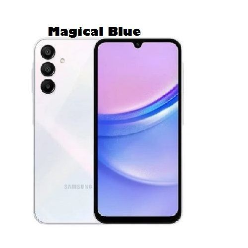 Samsung Galaxy A15 128GB+4GB RAM  50MP Triple Camera Mediatek Helio G99 6.5"  Display 90Hz refresh rate Android 14 5000mAh battery 25W Type-C Charge Smart Phones