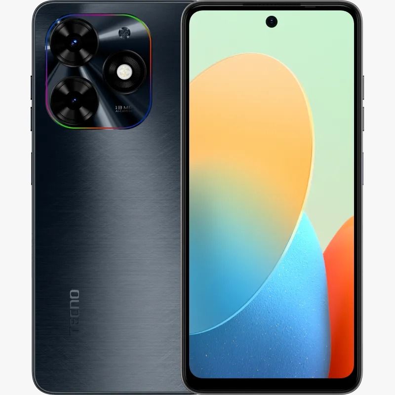 Tecno Pop 8 128GB Internal Storage 8GB RAM( 4GB + 4GB Extended RAM) 13MP Camera 6.6 Inches Full Screen Display 5000mAh 10W Type C Android 13 SMART PHONE