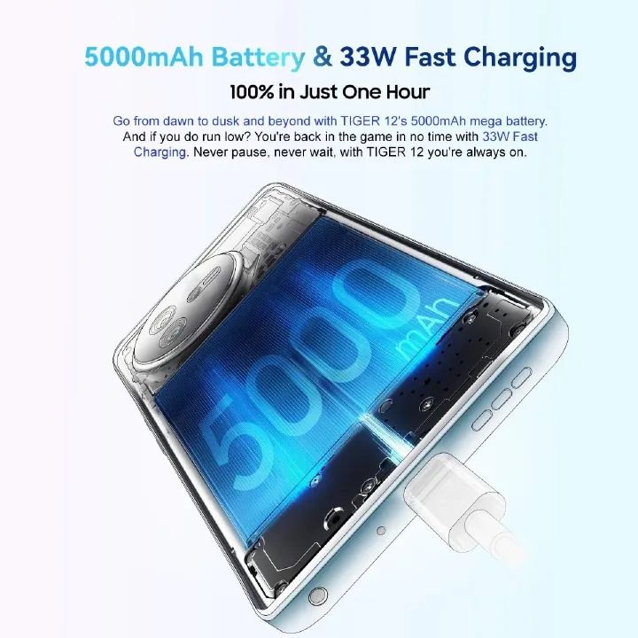 [BRAND NEW] BLACKVIEW OSCAL TIGER 12, 6.78 INCHES, 8 GB RAM, 128GB ROM, 5000mAh BATTERY, 64MP BACK CAMERA + 13 MP FRONT CAMERA, DUAL SIM, ANDROID 13 SMARTPHONE