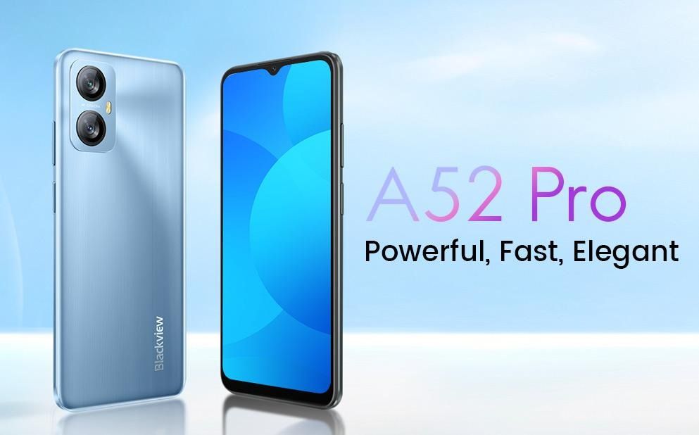 Blackview A52 Pro 6GB+128GB 6.52 Inch Android 13 4G OTG Fingerprint Identification Smartphone - 13MP+0.8MP 5MP Camera 5180 mAh Type C Charge Battery Smart Phone