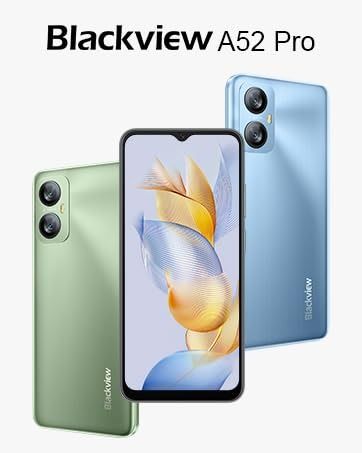 Blackview A52 Pro 6GB+128GB 6.52 Inch Android 13 4G OTG Fingerprint Identification Smartphone - 13MP+0.8MP 5MP Camera 5180 mAh Type C Charge Battery Smart Phone