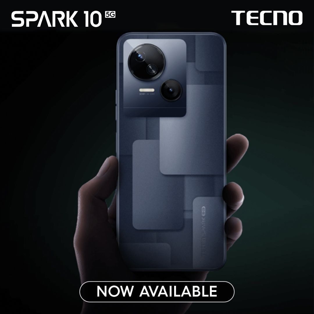 TECNO SPARK 10 5G 256GB internal storage +16(8+8)GB RAM 50MP Ultra Clear Camera Android 13 90Hz Refresh rate  6.6" HD+ Display Dual SIM 5000mAh + 18W type c fast charger smartphones