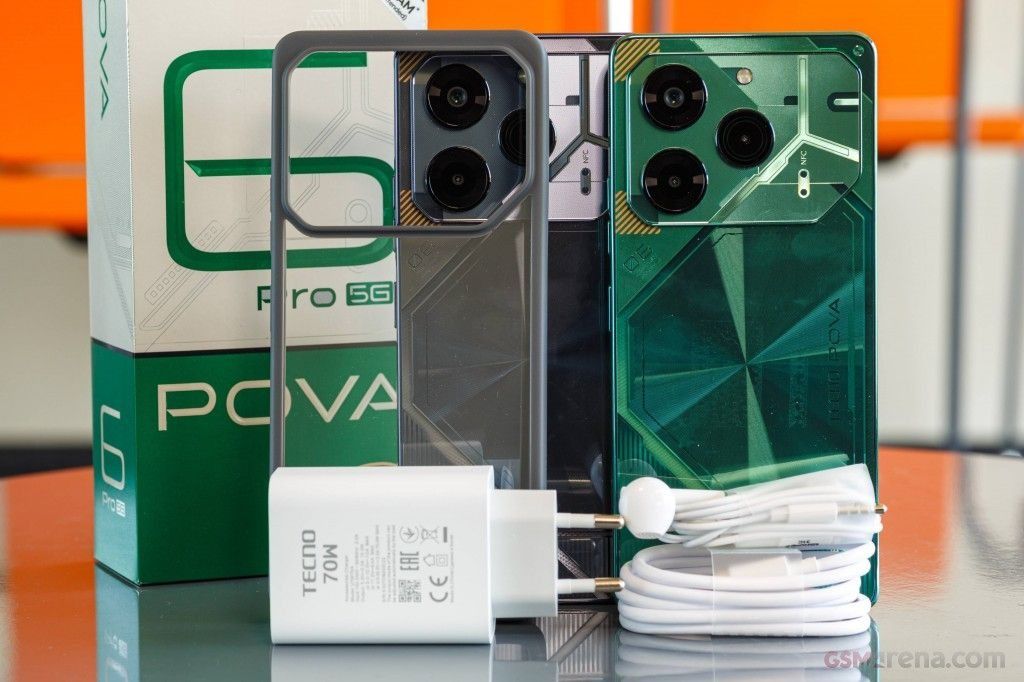 Brand New Tecno Pova 6 Neo 6.78" FHD+ 120Hz 256GB+16(8+8)GB RAM MTK Helio G99 Ultimate 33W 7000mAh 50MP MAIN CAMERA 8.0MP SELFIE Dual Speaker Android 14 Dual Sim Smart Phone