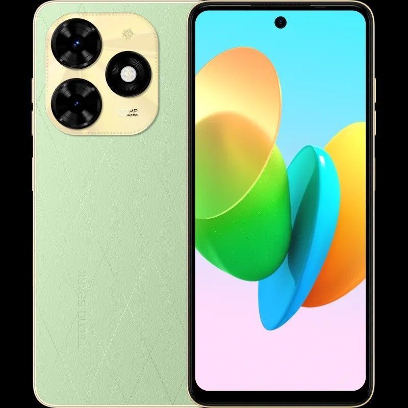 [Super Brand] TECNO SPARK 20C 256GB/128GB + 12(4+8)GB/8(4+4)GB RAM 6.6" 90Hz 50MP 5000mAh 18W Type-C Fast Charge Dual Speaker Dual SIM 4G Side Fingerprint Smart Phones