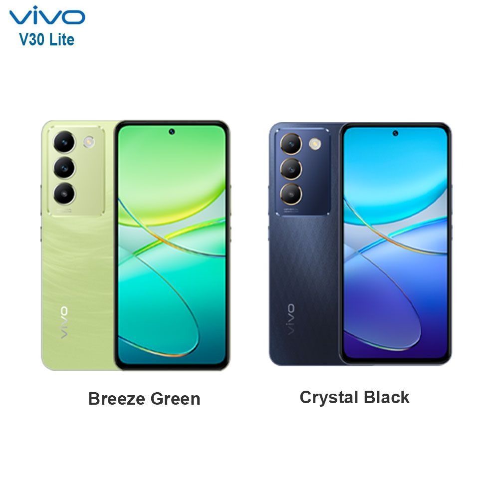 VIVO V30 Lite 256GB ROM UPTO 8GB ROM(8+8GB EXTENDABLE) 6.67''120Hz Amoled Display Snapdragon 695 SoC 64 +8 +2MP Camera 50MP Selfie Camera Dual Sim 80W + 5000mAh Smart Phone