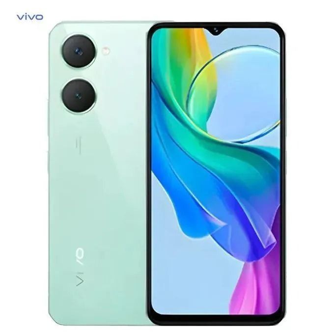 Brand New Smart Phone vivo Y03 - 6.56'' - 4GB RAM + 128GB ROM - Dual SIM - 5000mAh battery capacity Android 14 smartphone
