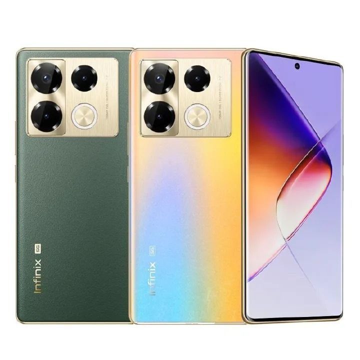 Infinix Note 40 PRO plus + 5G 256GB+16GB (8+8)GB RAM 6.78" Amoled Screen Wireless Charge Support Dual sim 5000mAh Battery 100W Charging 108MP Camera Android 14 MediaTek Helio G99 Ultimate Smart Phones