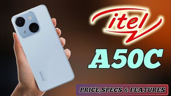 [NEW] ITEL A50C 32GB ROM+2GB RAM(Expandable upto 4GB RAM) 3G 4000mAh Battery capacity 6.56`` display 8.0MP Main camera 5.0MP selfie Dual sim-Smartphones