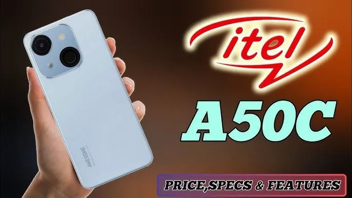 [NEW] ITEL A50C 32GB ROM+2GB RAM(Expandable upto 4GB RAM) 3G 4000mAh Battery capacity 6.56`` display 8.0MP Main camera 5.0MP selfie Dual sim-Smartphones