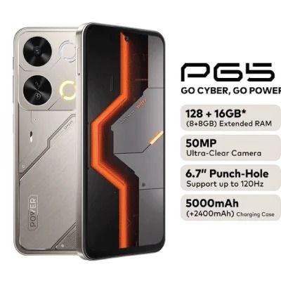 [NEW ARRIVAL] Itel P65 6.6" Display, 128GB Storage 8GB RAM(4GB RAM+4GB RAM), 50MP Camera 8.0Mp selfie 18Watts Fast Charger 5000mAh batter capacity Smartphones