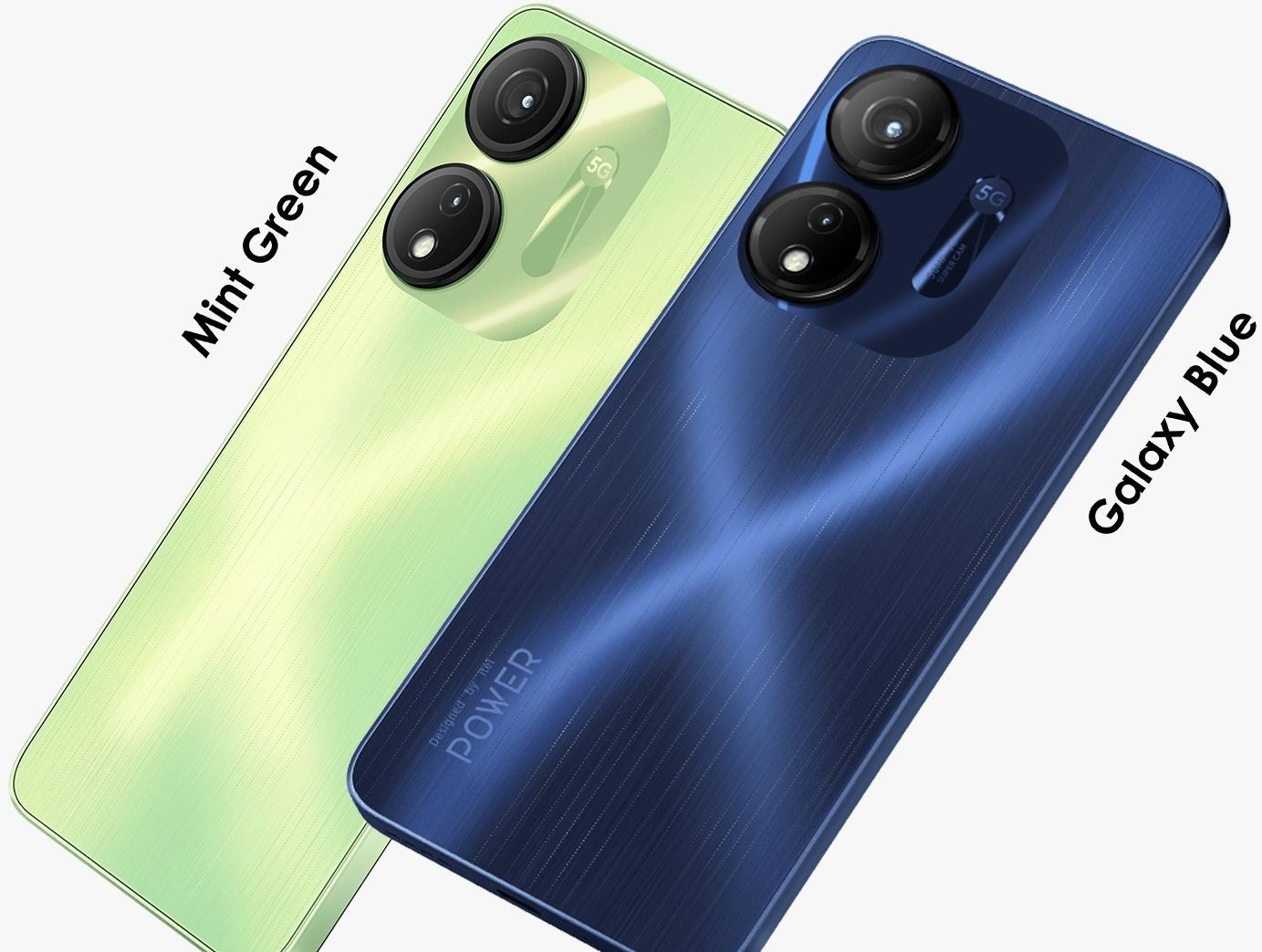 ITEL P55 5G 128GB STORAGE UPTO 16GB RAM (8GB +8GB EXTENDED) 45W POWER CHARGE 6.6''HD+ IPS DISPLAY 50MP + AI DUAL REAR CAMERA 5000mAh BATTERY + TYPE C CHARGING ANDROID 13 90Hz REFRESH RATE SMARTPHONES