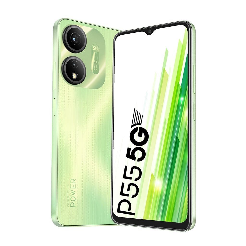 ITEL P55 5G 128GB STORAGE UPTO 16GB RAM (8GB +8GB EXTENDED) 45W POWER CHARGE 6.6''HD+ IPS DISPLAY 50MP + AI DUAL REAR CAMERA 5000mAh BATTERY + TYPE C CHARGING ANDROID 13 90Hz REFRESH RATE SMARTPHONES