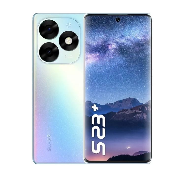 ITEL S23 Plus 6.78’’ FHD + AMOLED Curved Screen 256GB STORAGE UPTO 16GBRAM (8+8)GB 32 + 50MP AI Camera In-display Fingerprint Sensor 18W  Type C Charging System Android 13 GPT AI ASSISTANT Smartphones