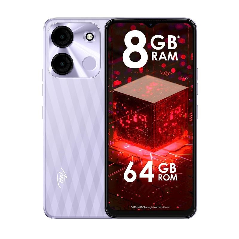 Brand New Itel A60s Dual SIM 64GB,(4+4) GB RAM 13MP Camera 5000mAh battery capacity  6.6 Inch HD + Waterdrop Full Screen Phone Fingerprint unlock smart phone