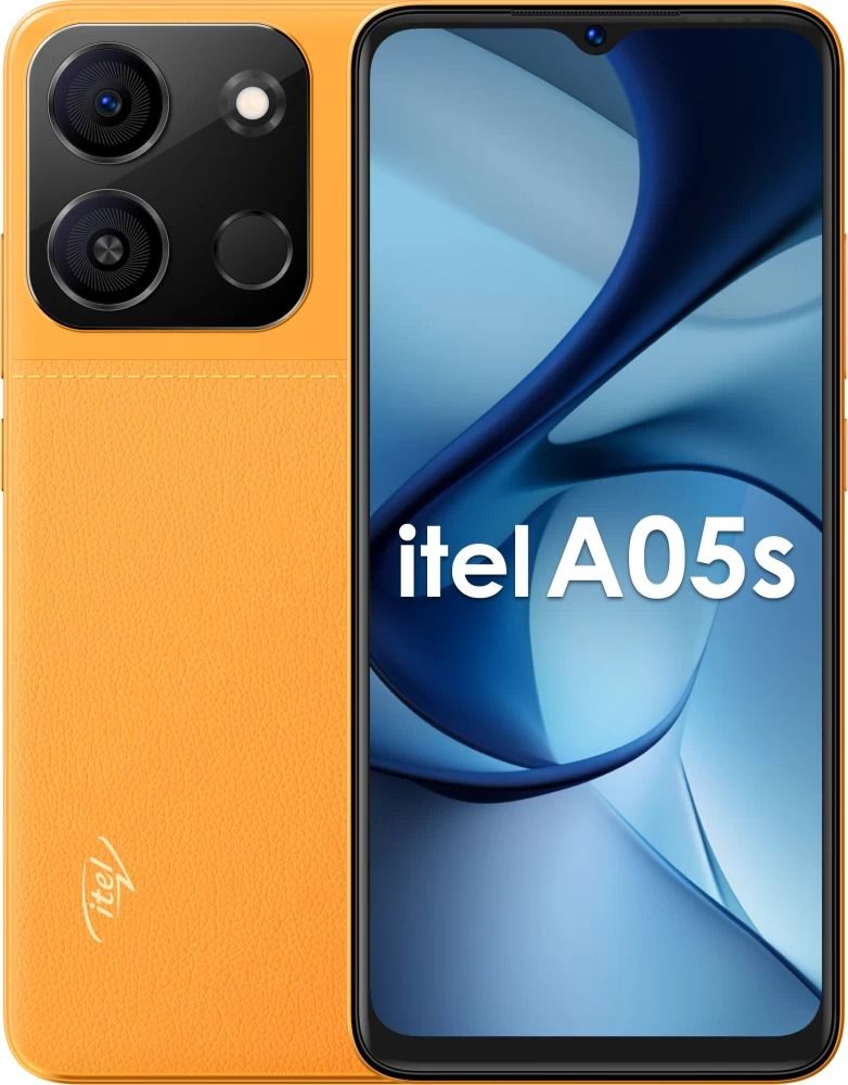 ITEL  A05S 32GB STORAGE 2GB RAM 4000mAh  battery capacity ANDROID13 GO 6.6" HD+ DUAL 8.0mp CAMERA FINGERPRINT unlock DUAL SIM SMART PHONE