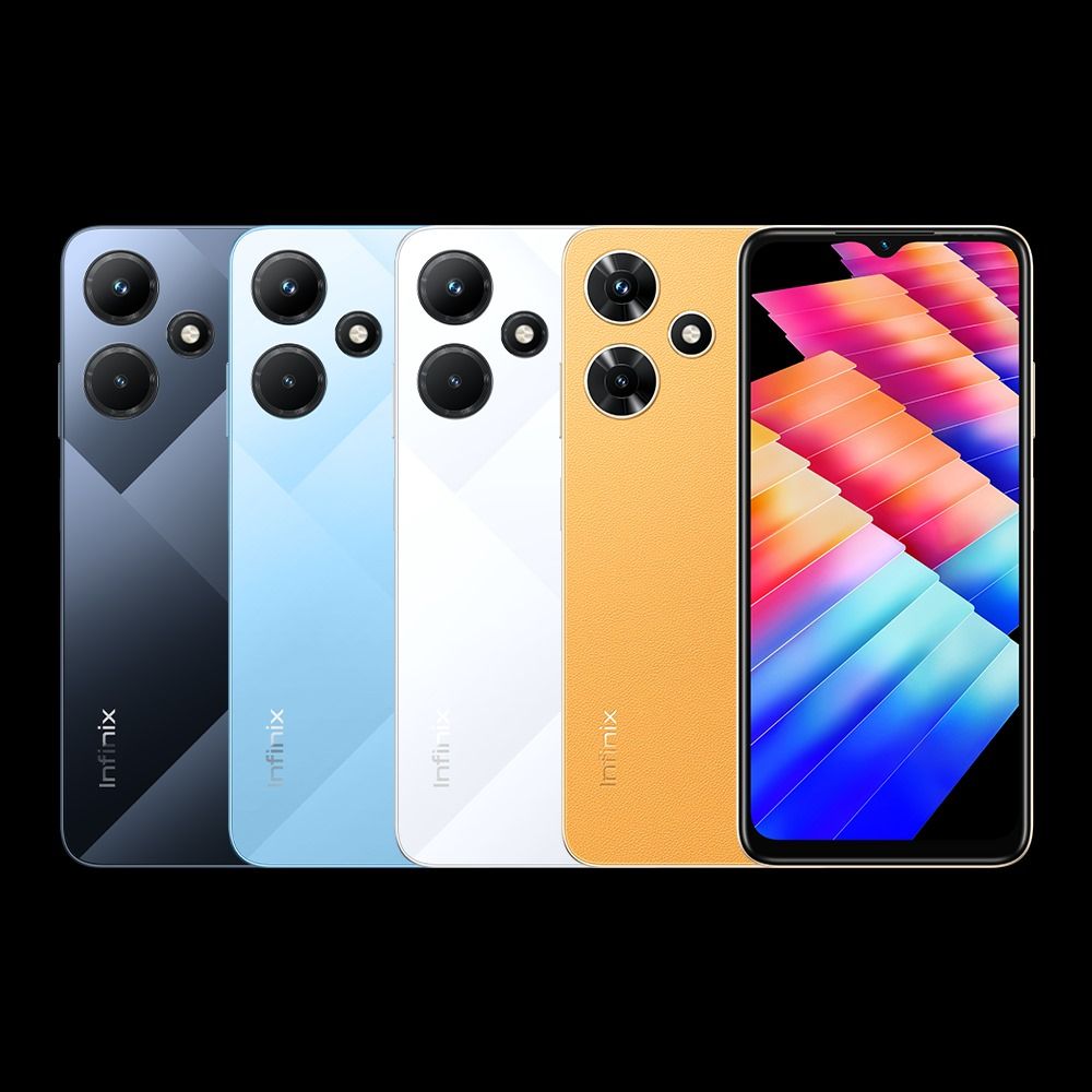 [BRAND NEW] INFINIX HOT 30i 128GB 16GB RAM,DISPLAY 6.6 INCHES,BATTERY 5000, REAR CAMERA 13MP SELFIE 8MP,OS ANDROID12,CHIPSET UNISOC T606