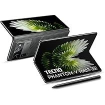 Tecno Phantom V Fold 2 5G, 512GB + 12GB RAM  5000mAh Glass front folded (Gorilla Glass Victus), plastic back, aluminum frame, Foldable LTPO AMOLED, Mediatek Dimensity 9000+ (4 nm) smartphones