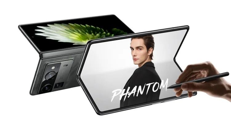Tecno Phantom V Fold 2 5G, 512GB + 12GB RAM  5000mAh Glass front folded (Gorilla Glass Victus), plastic back, aluminum frame, Foldable LTPO AMOLED, Mediatek Dimensity 9000+ (4 nm) smartphones