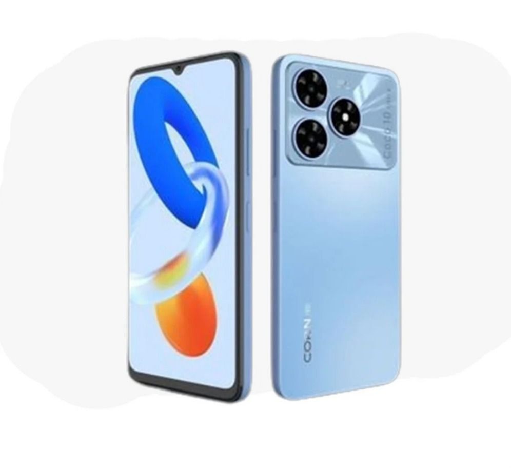Corn Coco 10 Ultra 4G - 128 Gb ROM 12GB(4+8 Extended)GB 5000mAh battery 6.8 Inches HD+ Screen 13 MP Main camera 8MP Selfie 90Hz refresh rate Type-C Charger Android 14 Phone SmartPhone