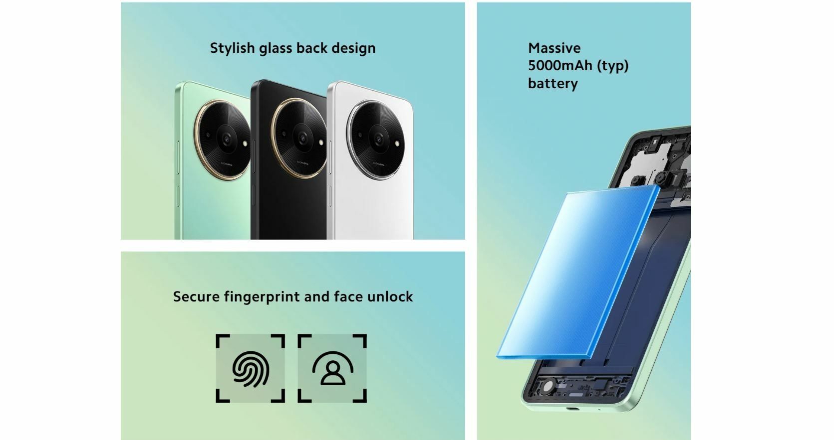 [BRAND NEW] XIAOMI Redmi A3X 128GB+4GB RAM 4G Network 6.71'' 5000mAh Battery 8MP AI Camera 5MP SELFIE 10W Fast Charging Fingerprint Sensor Android 14 Smart Phones