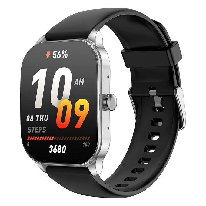 AmazFit Pop 3s 1.96-inch, HD AMOLED display , IPX4 water resistant Rating 300mAh, 12 days battery supports bluetooth calls smartwatch