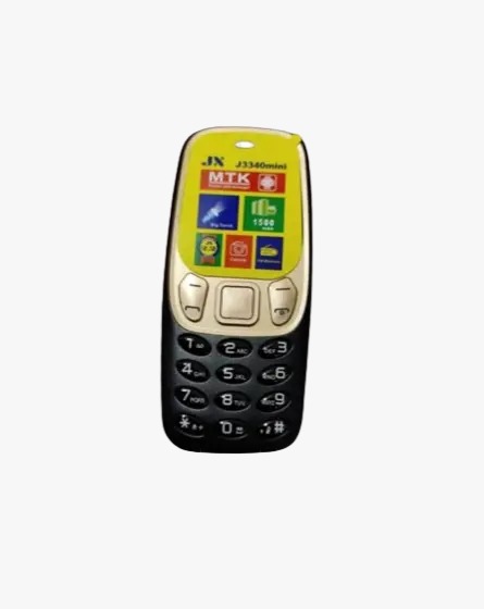Jx J3340 MINI SMALL SIZE MOBILE PHONE KABAMBE/KATULULU/MULIKA MWIZI BIG TORCH,FM WIRELESS, BATTERY 1500MAH, 1.44 INCH SCREEN DISPLAY FEATURE PHONE
