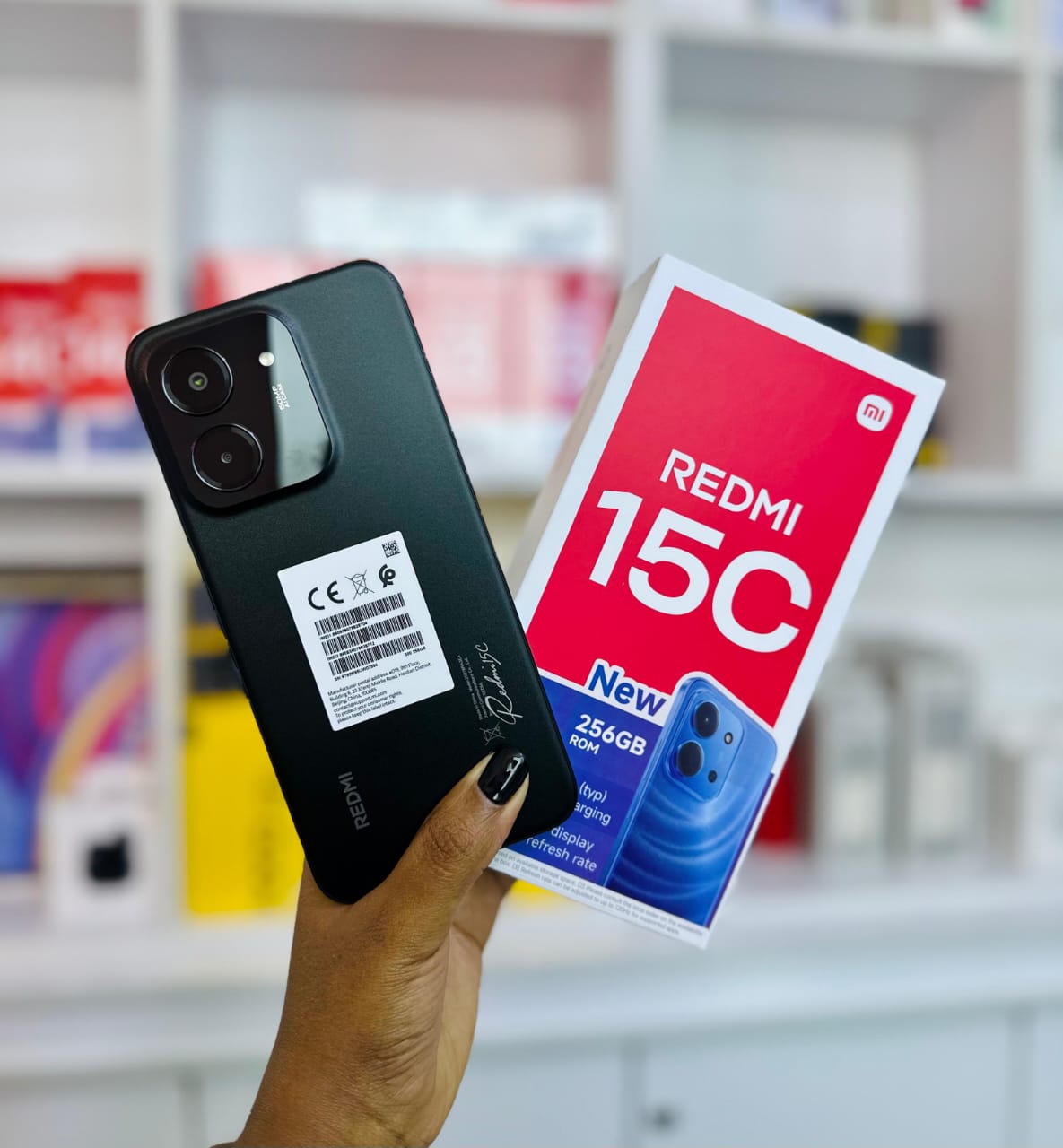 REDMI 15C 256B Storage UPTO 16GB(8+8)GB Extension Ram 6.9'' LCD 50MP Main Camera 6000mAh 33W Fast Charger Android 15 120Hz Refresh Rate Xiaomi Hyper OS 2 Side Fingerprint Smartphone smart phones