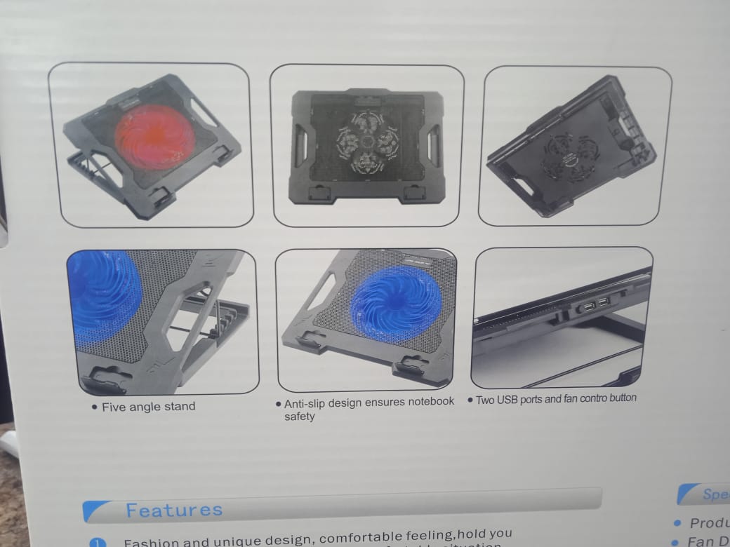(LIMITED TIME DEALS)Cooling Laptop Fan S100 Laptop Fan and Stand