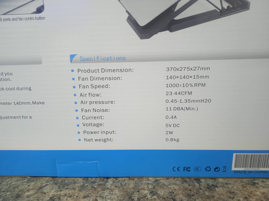 (LIMITED TIME DEALS)Cooling Laptop Fan S100 Laptop Fan and Stand