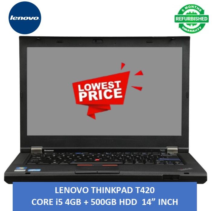 i5+4gb +500gb } Refurbished Lenovo T420 intel core i5 4GB Ram 500GB HDD 14''INCH Refurbished Laptops Notebooks Refurbishded Computer windows 10 pro