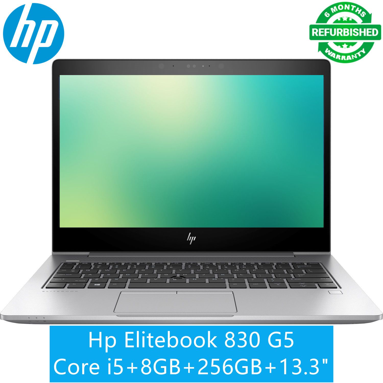 (NEW YEAR SALE!) Hp EliteBook 830 G5 |8th Generation |- Intel Core i5 - 8GB RAM |256GB SSD Storage| 13.3" Laptop Windows 10 and Microsoft Office 2019 Notebook Silver with 6 Months Warranty FREE MOUSE