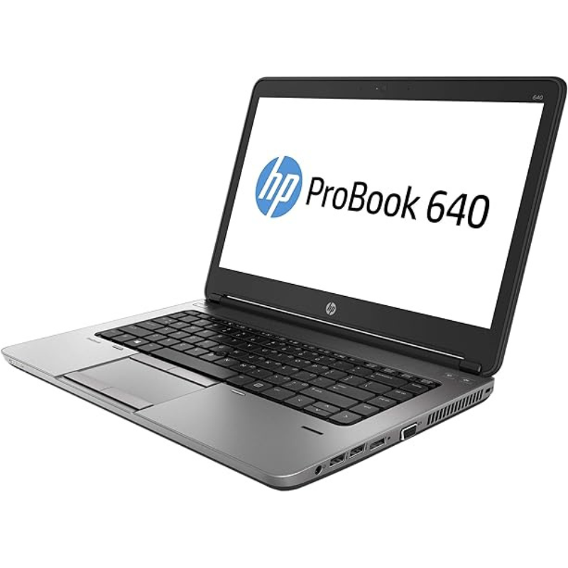 Refurbished HP Pro Book 640 G1 14inches Intel Core I5-4200M Up to 3.1GHz, 4GB RAM, 500Gb Hard disk Installed with Windows 10 and Microsoft Office 2019