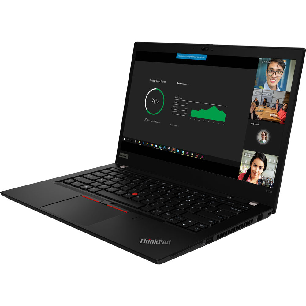 Refurbished LENOVO T490 Intel Core i5 8th Gen Fhd 14"  Display 16G Ram 256Gb Ssd Storage Installed with Windows 11 and Microsoft Office 2019 for Work,School and Entertainment