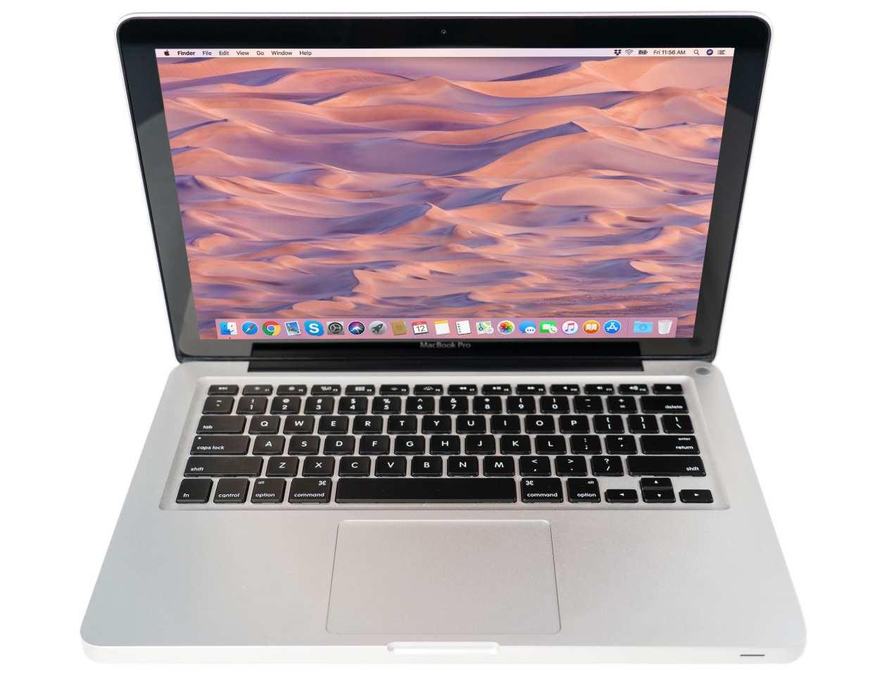 Refurbished Mac Book Pro 2011 Intel Core i5 8Gb Ram 500Gb Hdd Silver Laptop Installed with Mac Os with Original Charger Perfect for Office Work, School,Students