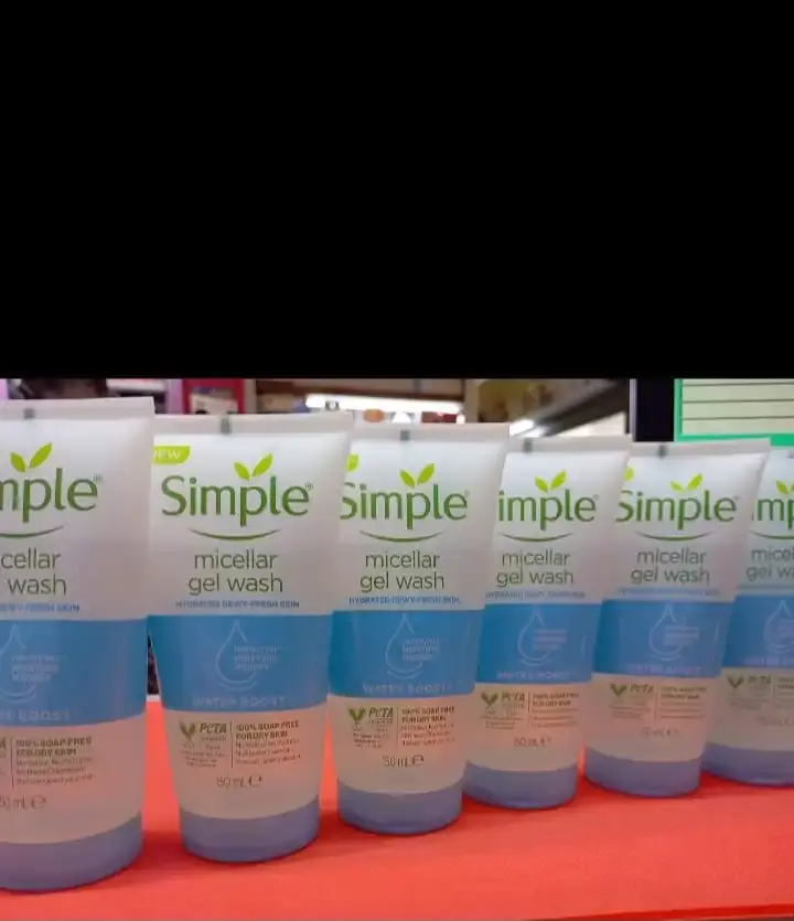 Simple Water Boost Micellar Facial Gel Wash