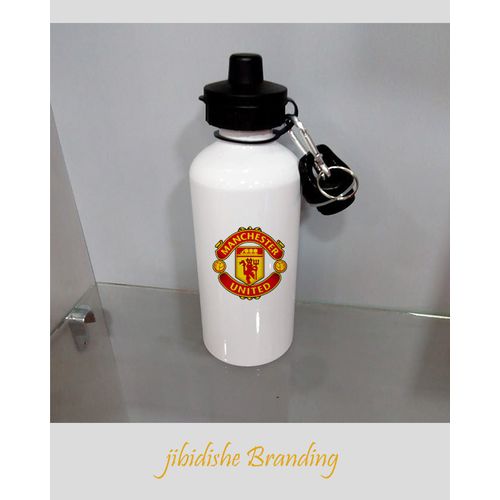Manchester United Branded Aluminum Drinking Water Bottle, 600ml Unisex Birthday/ Valentines  Gift
