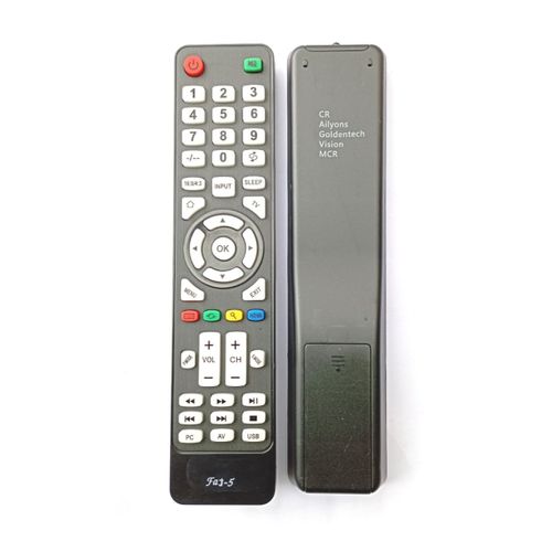 Remote Control Replacement Fat-5 For CR, Ailyons, Goldentech, Vision, MCR Digital TV.