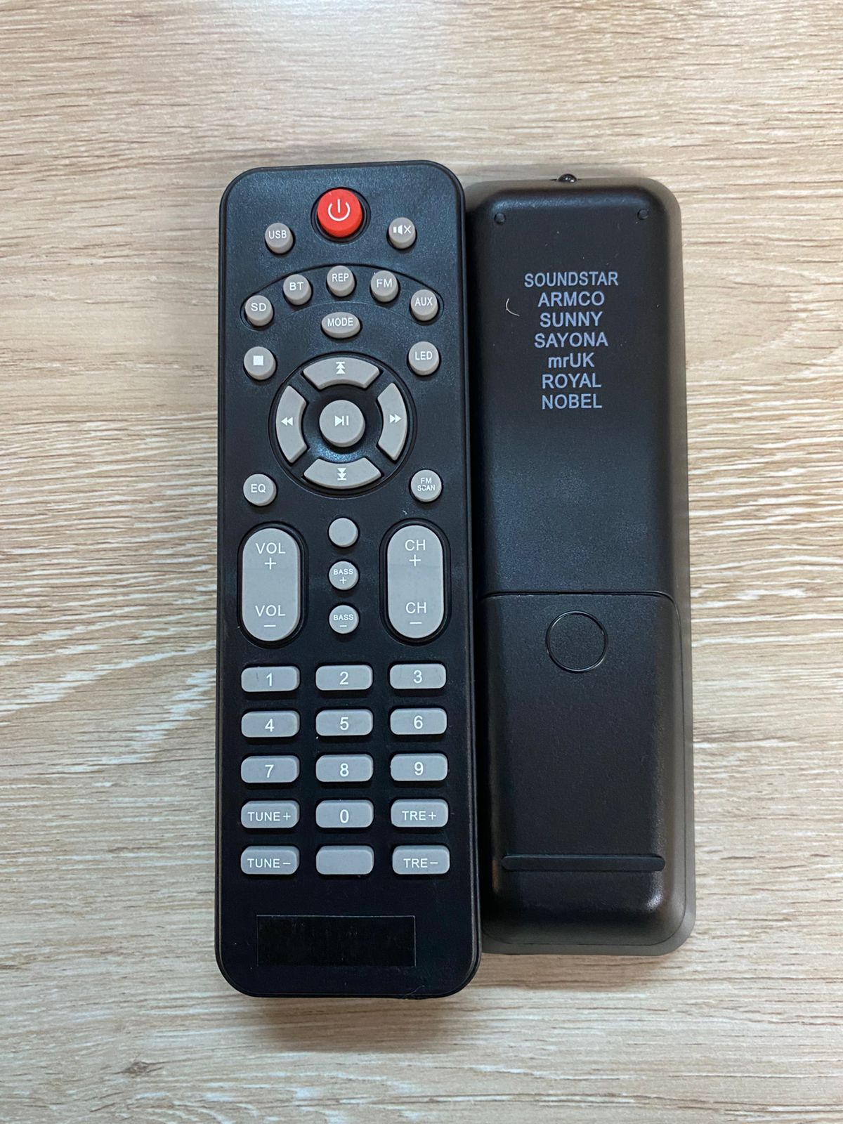 Universal woofer remote replacement for, samsound,soundstar,Armco,Sunny,SAYONA,MrUK,ROYAL,NOBEL