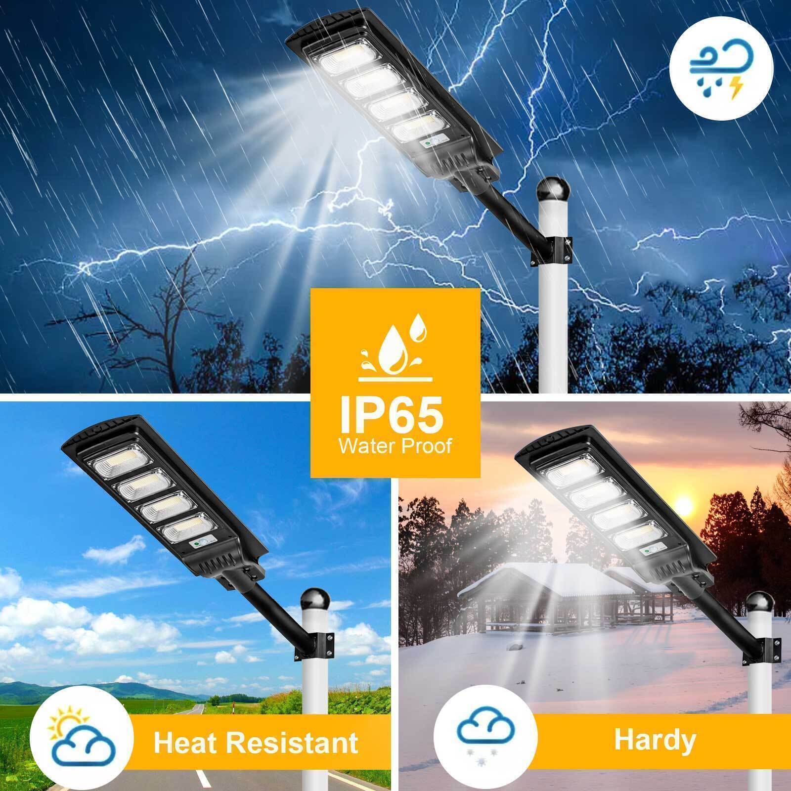 400W Solar Street Light Outdoor Waterproof 9900000 LM IP65 Solar Flood Lights Solar LED Flood Light Dusk to Dawn Lamp Commercial LED Lamp Solar Street Flood Light Outdoor Area Dusk To Dawn Wall Lamp