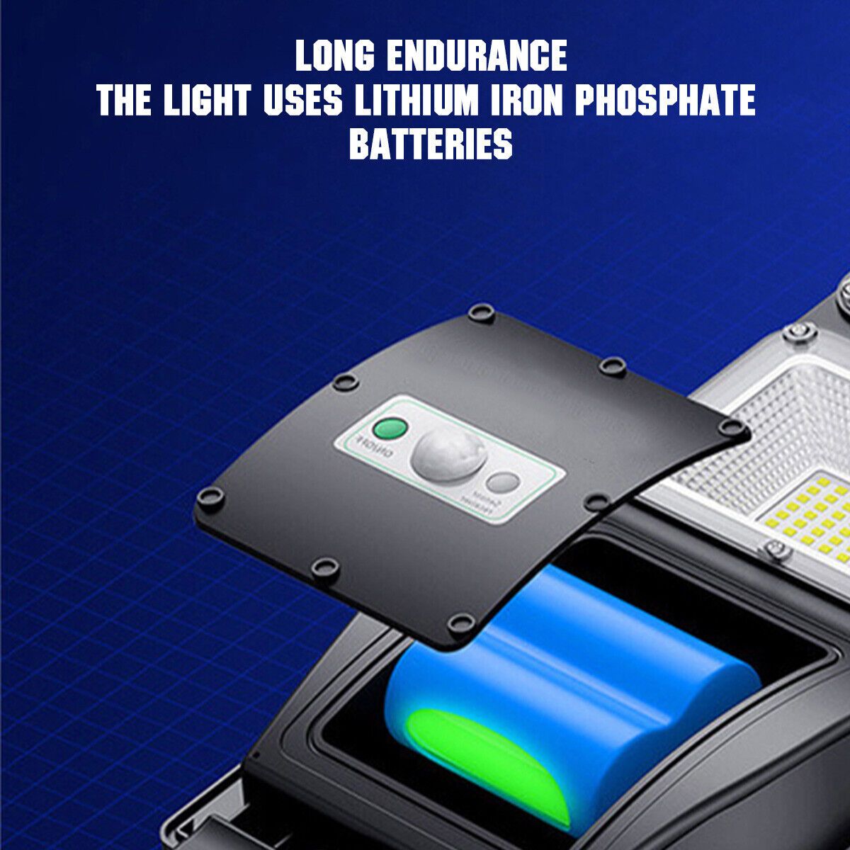 100W LED Solar Floodlight Panel Street Lights Outdoor Waterproof Remote Control