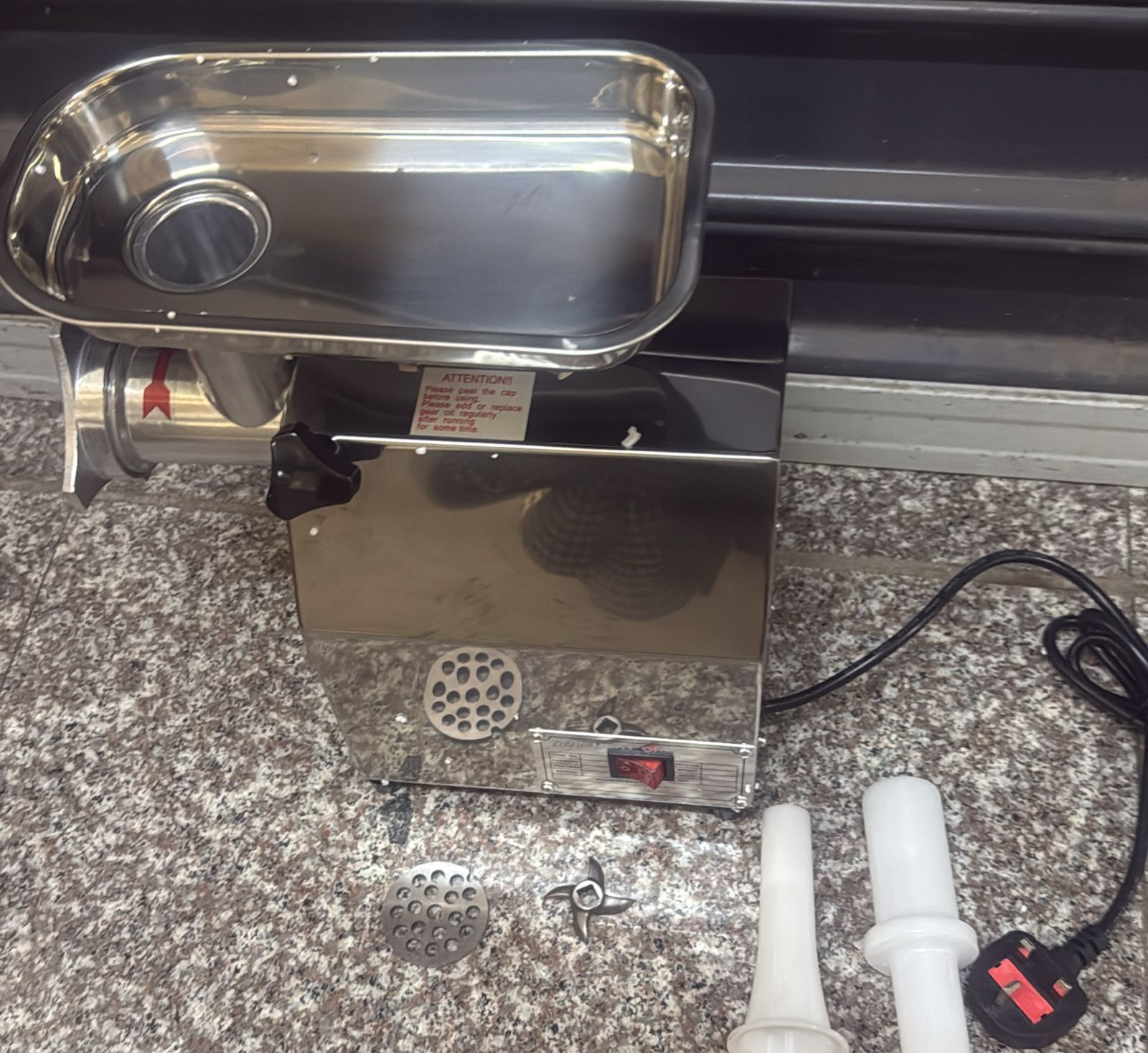 M12 MULTIFUNCTIONAL MEAT MINCER - STAINLESS STEEL