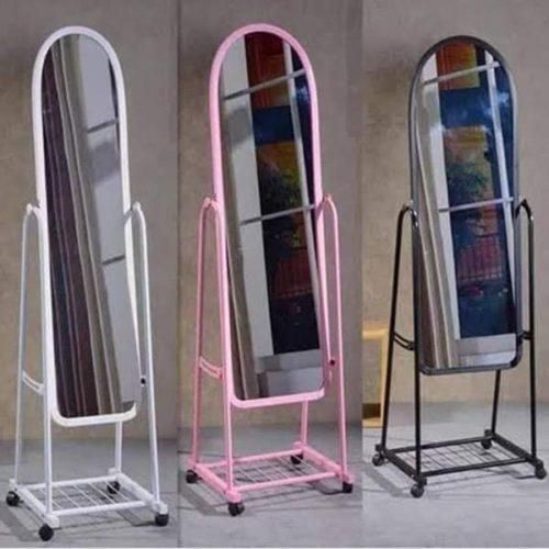 😋😋ON OFFER😋😋Full Length Dressing Mirror with Wheels stand alone mirror.🔅✔️high quality, excellent workmanship Dolls fitting room dressing mirror full-length mirror model rotating mirror furniture