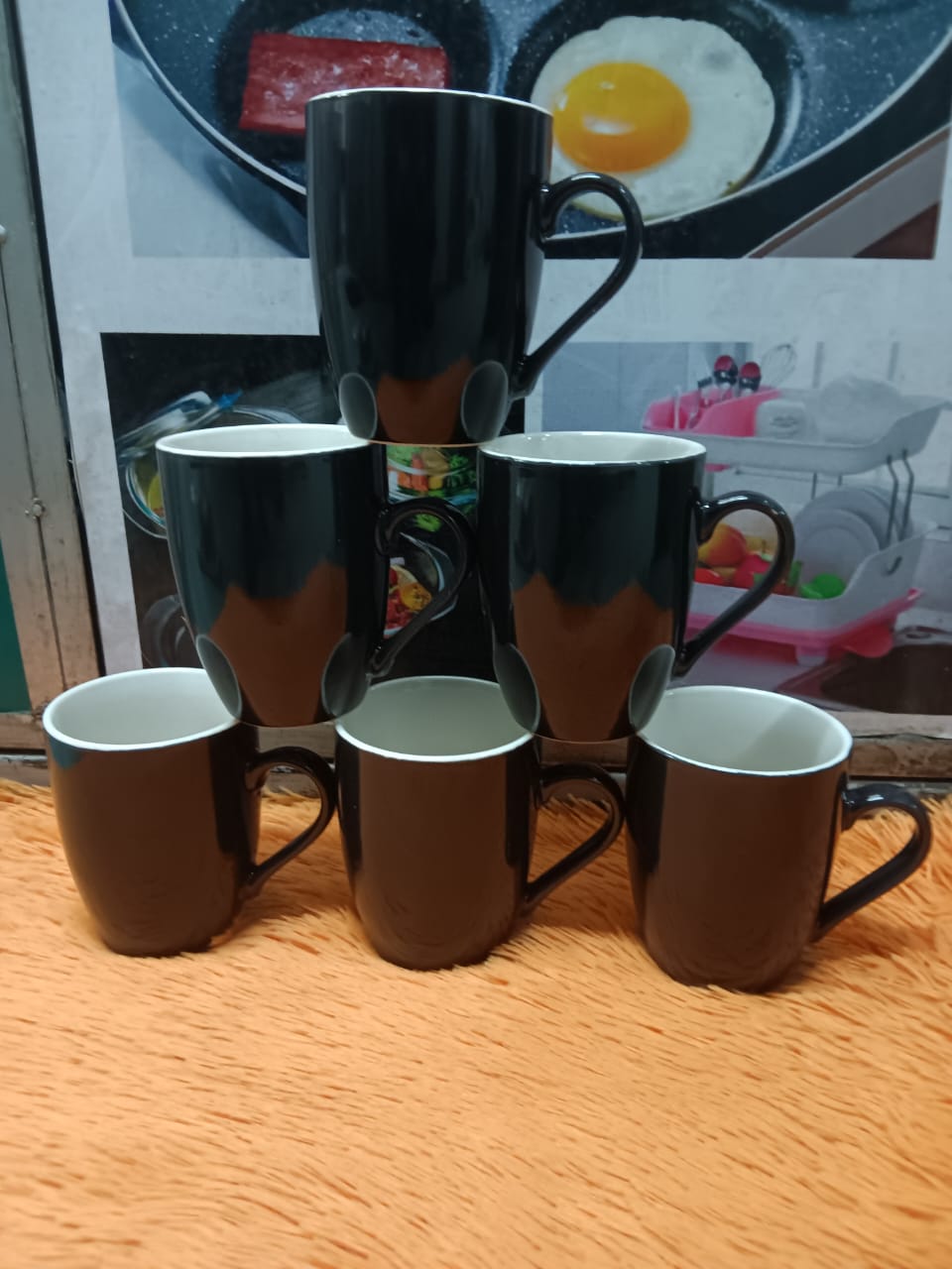 UP YOUR GAME🥳🔥Ceramic Elegant Mugs/Cups For Tea/Coffee-Set(6pcs).Strong ceramic mugs
Made with thick comfortable grip ergonomic handles
Quality Chip resistant ceramic material
Classic design fit any