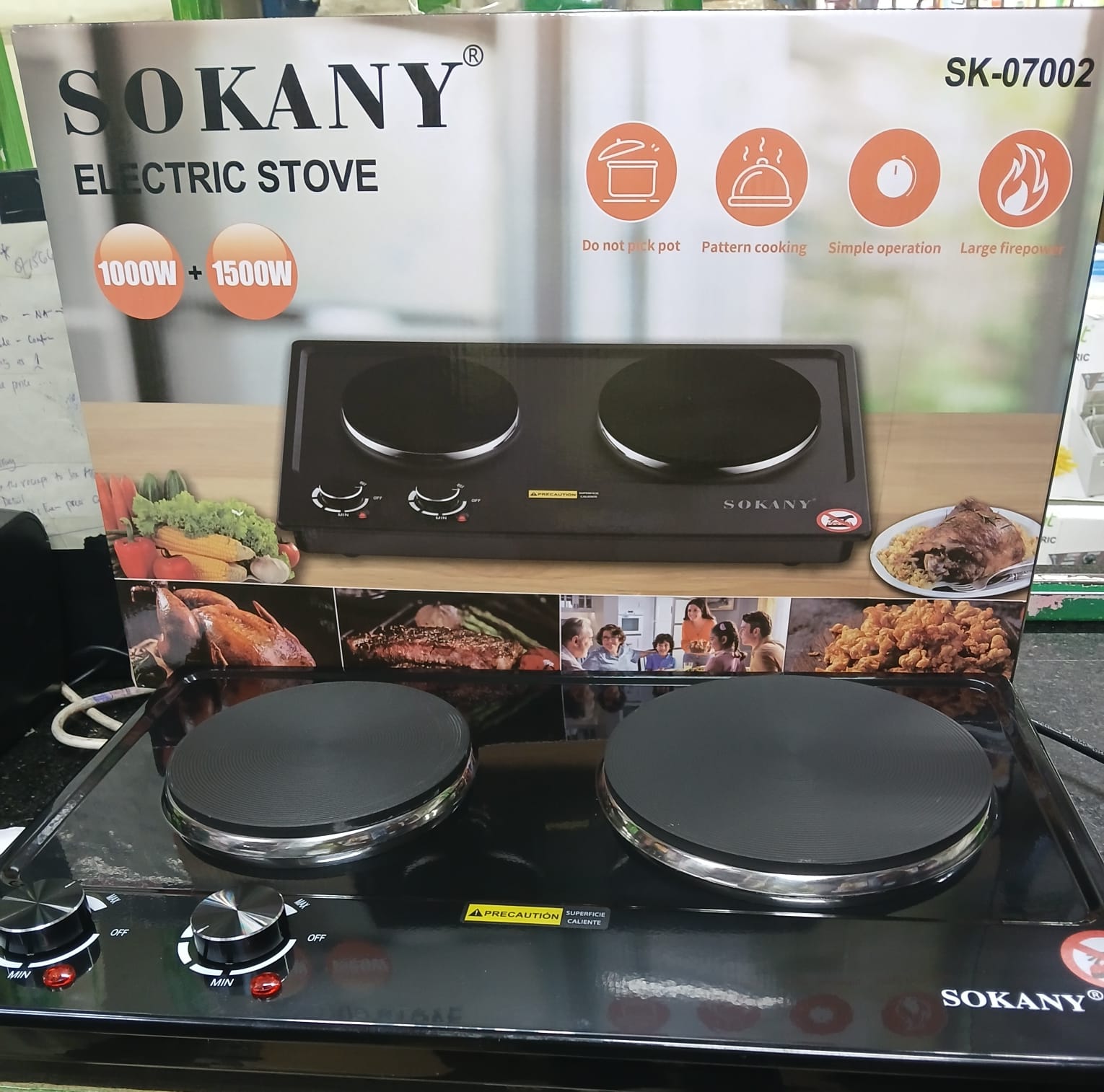 ✅️SOKANY ELECTRIC STOVE ✅️🤪High Temperature Resistant Sokany Double Auto Ignition Electrical Induction Cooker