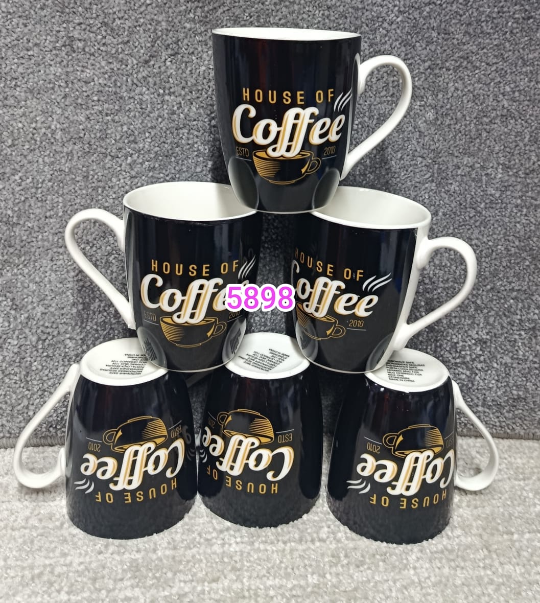 😶‍🌫️Elegant Mugs/Cups For Tea/Coffee-Set(6pcs)🎇Strong ceramic mugs
Made with thick comfortable grip ergonomic handles
Quality Chip resistant ceramic material
Classic design fit any kitchen style