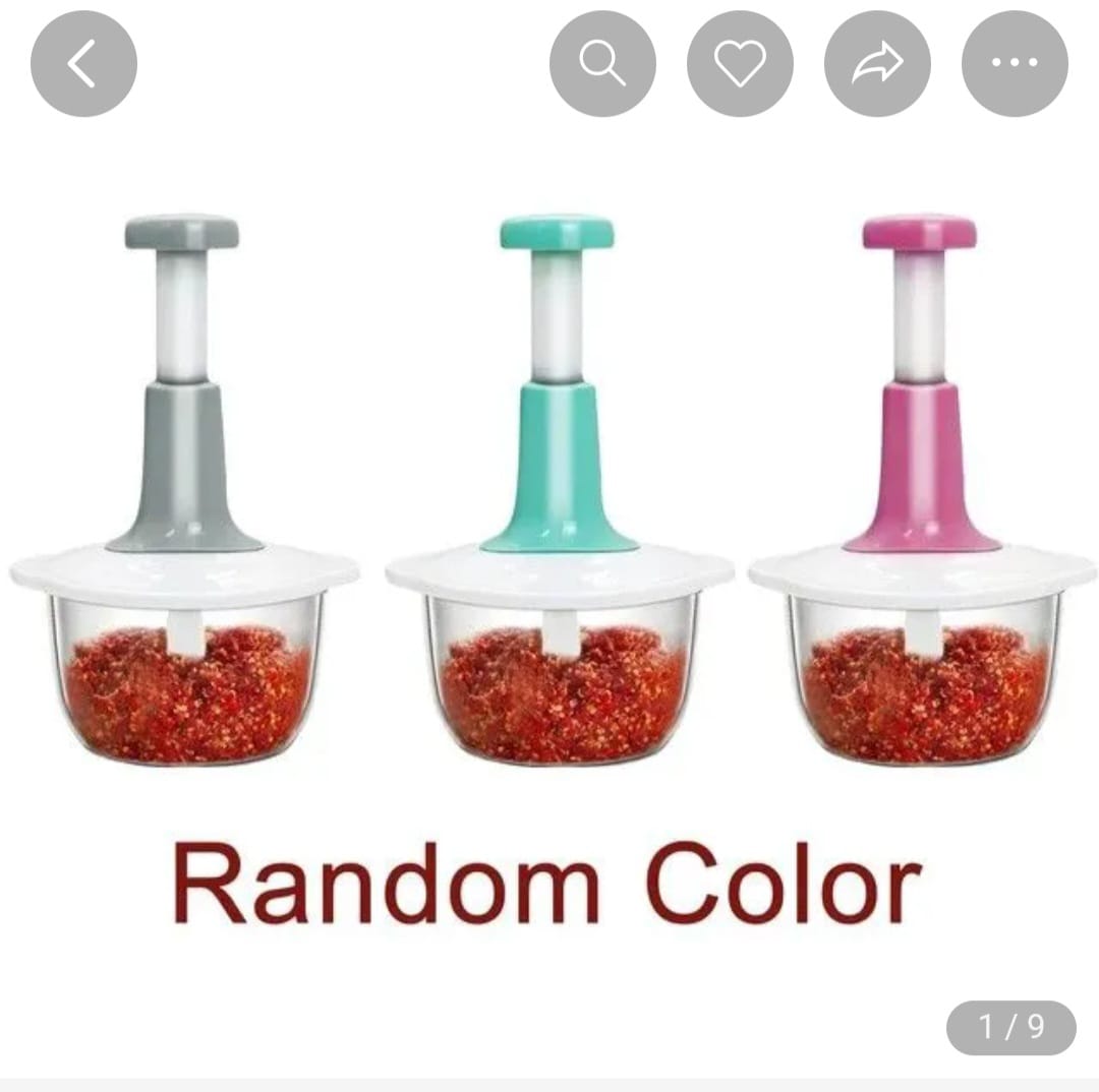 Manual Food Processor, Vegetable Slicer And Dicer.Vegetable food chopper, Handy Manual Chopper, Non-Electric Food Processor & blender with Stainless Steel Blades, Salad Spinner ,Manual Food Processor,