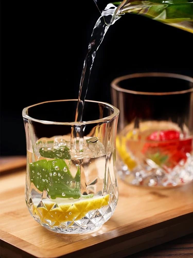 ⭐ Short Diamond Glass Set
▪️Comes as a set of 6 pcs.
▪️Capacity 320ml.